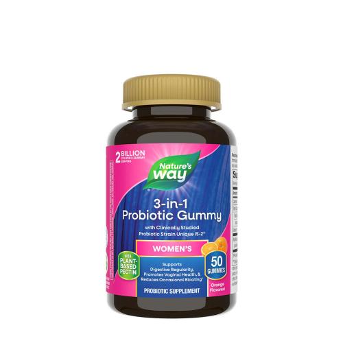 Nature's Way 3-in-1 Probiotic Women's Gummy (50 Gummies)