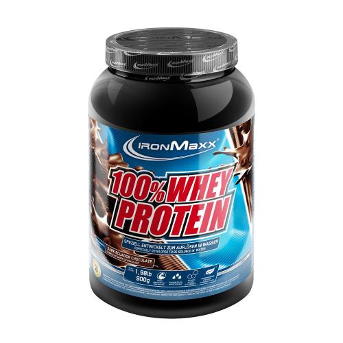 Ironmaxx 100% Whey Protein (900 g, Dark Chocolate)