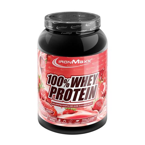 Ironmaxx 100% Whey Protein (900 g, Strawberry)