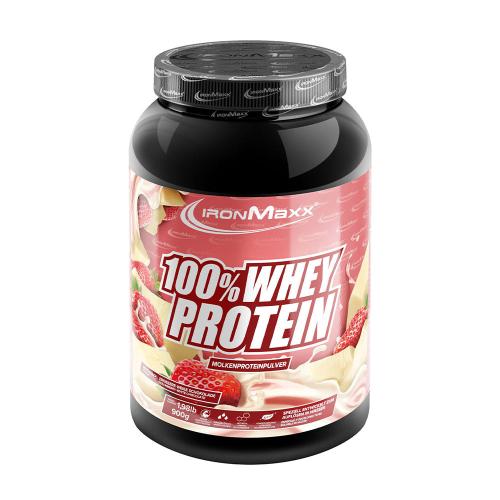 Ironmaxx 100% Whey Protein (900 g, Strawberry White Chocolate)