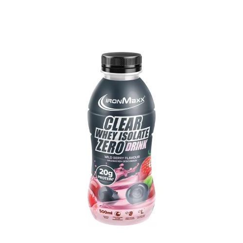 Ironmaxx Clear Whey Isolate Zero Drink (500 ml, Wildberry)