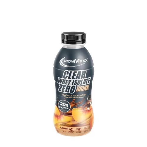 Ironmaxx Clear Whey Isolate Zero Drink (500 ml, Peach Iced Tea)