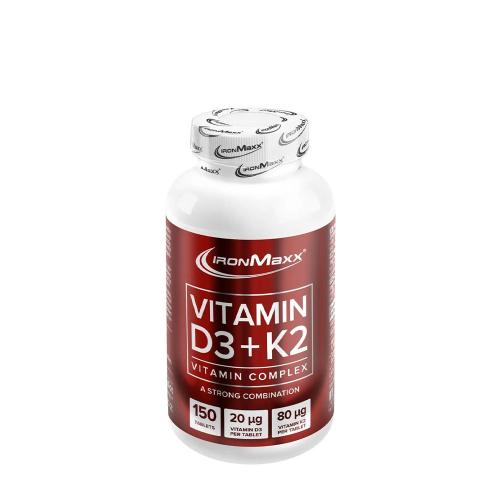 Ironmaxx Vitamin D3 + K2 (150 Tablets)