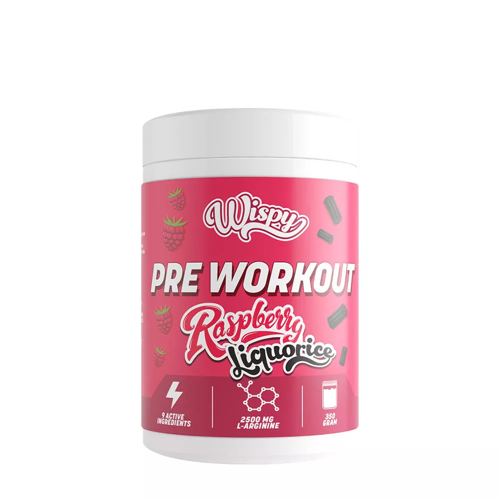 Pre Workout Powder Raspberry Wispy Pre Workout Powder (350 g, Raspberry Liquorice)