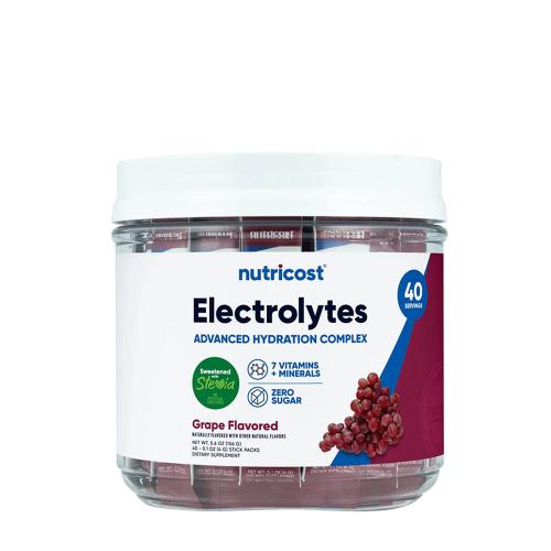 Nutricost Electrolytes Hydration Stick Packs (156 g, Grape)