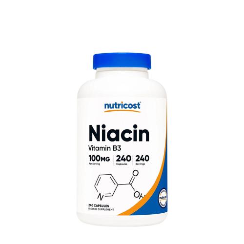 Nutricost Vitamin B3 Niacin 100 mg (240 Capsules)