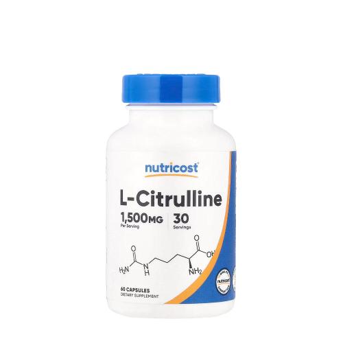 Nutricost L-Citrulline 1500 mg (60 Capsules)