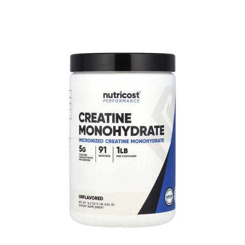 Nutricost Creatine Monohydrate Powder (453 g, Unflavored)