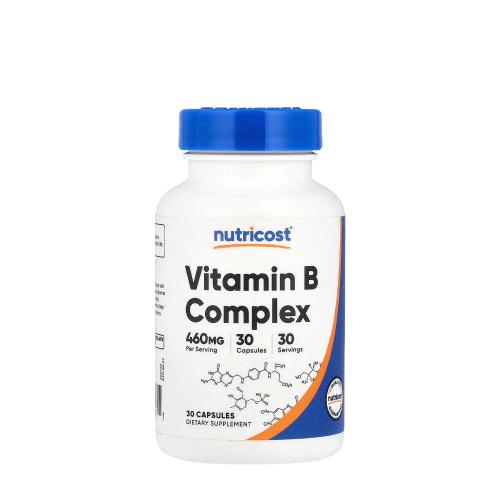 Nutricost Vitamin B Complex  (30 Capsules)