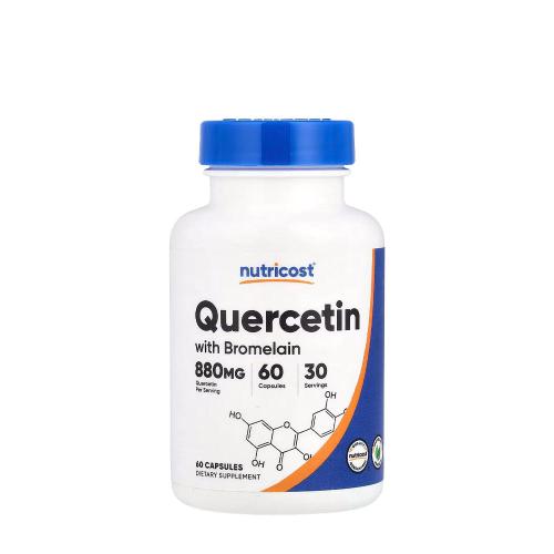 Nutricost Quercetin (With Bromelain) 880 mg (60 Capsules)