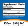 Nutricost L-Arginine L-Citrulline Complex Capsules (240 Capsules)