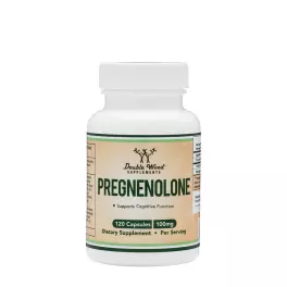 Double Wood Supplements Pregnenolone (120 Capsules)