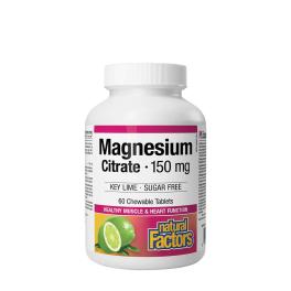   Natural Factors Magnesium Citrate 150 mg (90 Chewables, Lime)