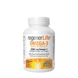   Natural Factors RegenerLife Omega-3 Ultra Strength 2200 mg  (90 Softgels)