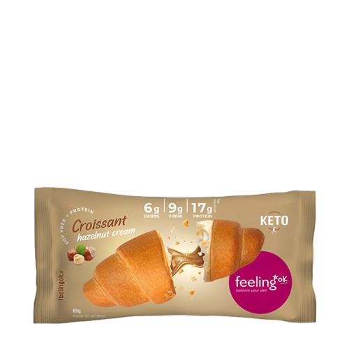 FeelingOK High Protein Croissant (65 g, Hazelnut Creme)