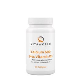 Vitaworld Calcium 600 plus vitamin D3 (60 Tablets)