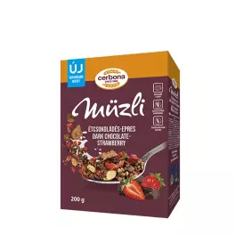 Cerbona Muesli with Dark Chocolate and Strawberry (200 g)