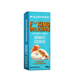   ALLNUTRITION Fitking Delicious Donut Cookie (128 g, Coconut and Caramel)