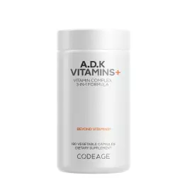 Codeage A D K Vitamins+ (180 Veg Capsules)