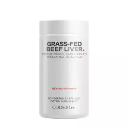 Codeage Grass Fed Beef Liver (180 Veg Capsules)