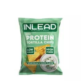   INLEAD Nutrition High Protein Tortilla Chips (50 g, Sour Cream Onion)