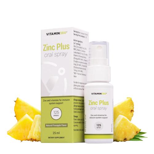 Vitamin360 Zinc Plus Oral Spray  (25 ml, Pineapple)