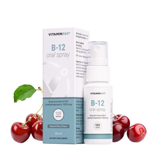 Vitamin360 B-12 Oral Spray (25 ml, Sweet Cherry)