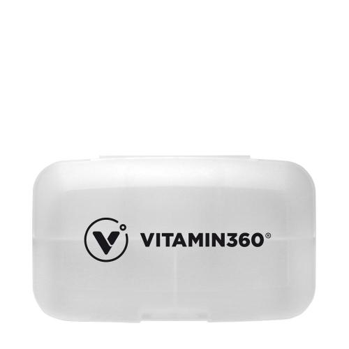 Vitamin360 Pill Box With 5 Compartments (White)