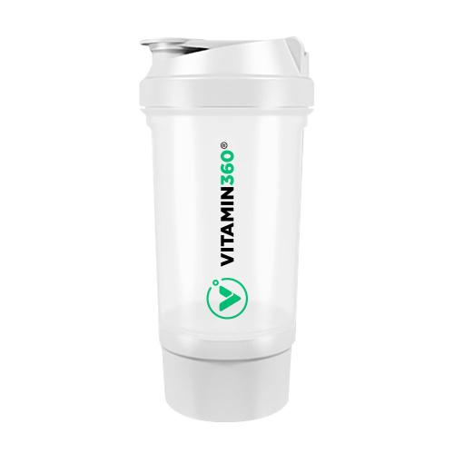Vitamin360 Wave Shaker (500 ml + 150 ml) (White)