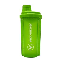Vitamin360 Transparent Shaker (500 ml, Green)