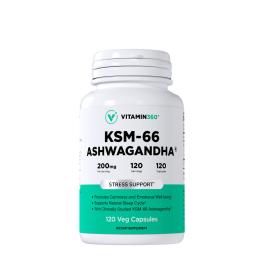 Vitamin360 KSM-66 Ashwagandha® 200 mg (120 Veg Capsules)