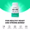 Vitamin360 K2+D3 (60 Veg Capsules)