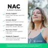 Vitamin360 NAC 600 mg - N-Acetyl L-Cysteine (120 Veg Capsules)